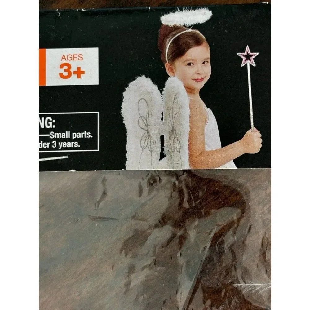 Set of Halloween Costume Accessories Bat, Angel, Laydbug Ages 3+ NEW
